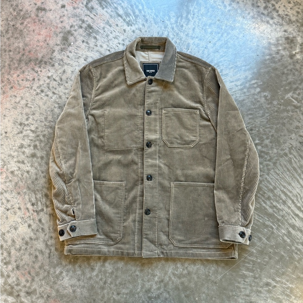 Todd Snyder Italian Corduroy Chore Coat Brown Size Large NWT